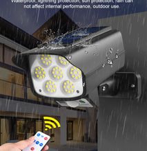 Solar Powered Motion Sensor Outdoor Street Light